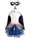 Great Pretenders Set Costume - Super Eroina - Gonna/Maschera e Cappello Travestimenti