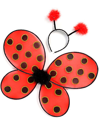 Great Pretenders Set per Costume da Coccinella - Comprende ali e cerchietto null