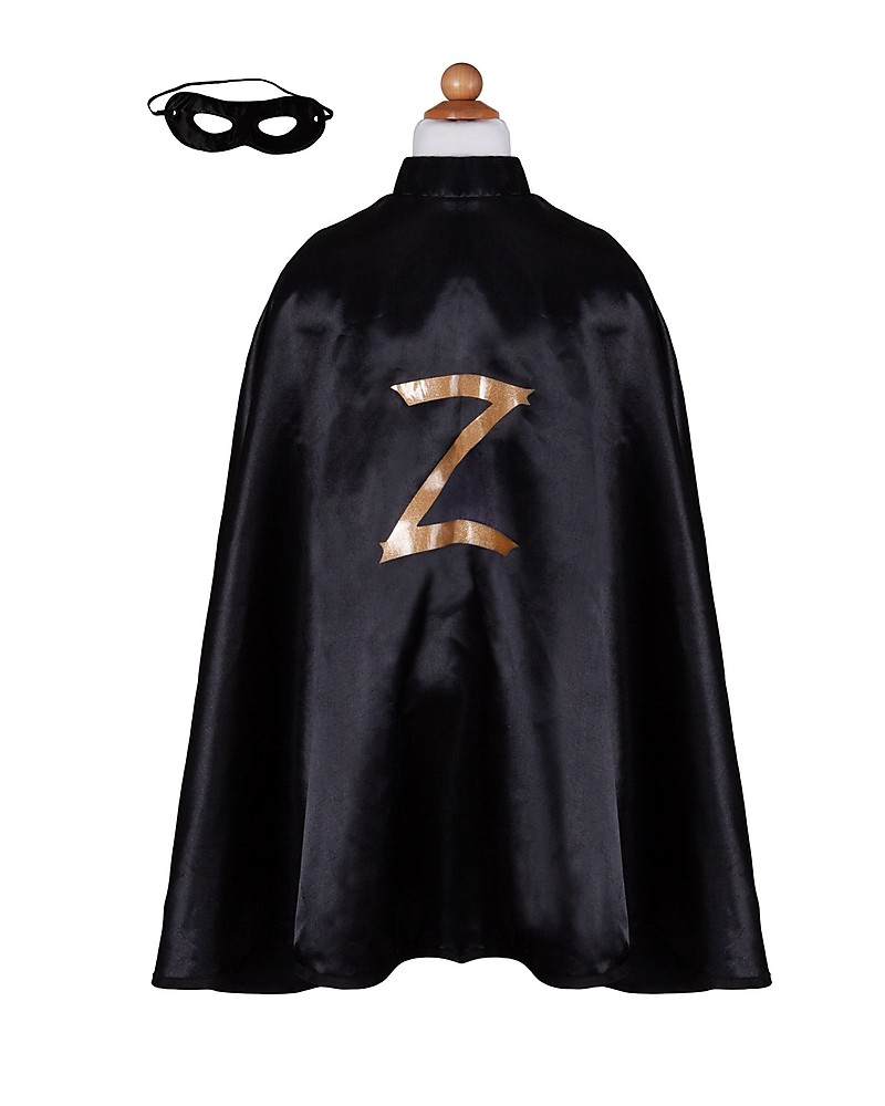 Great Pretenders Set per Costume da Zorro - Comprende Mantello e Maschera  bambino