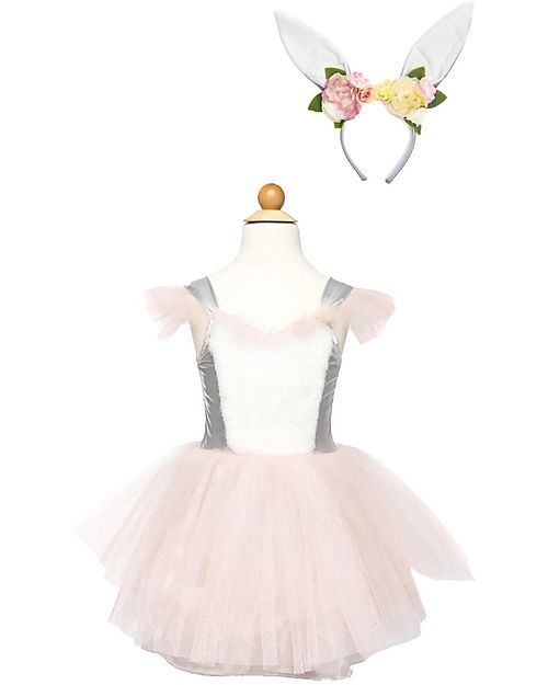 Great Pretenders Vestito da Coniglietto - Comprende vestitino e orecchiette - 3/4 Anni Travestimenti