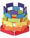 Grimm's 30 Mattoncini - Colorati - Per costruire il mondo! Costruzioni in Legno