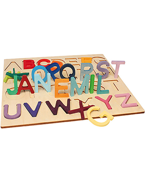 Grimm's Gioco da Tavola ABC, Impara l'Alfabeto - Con cornice Giochi STEM