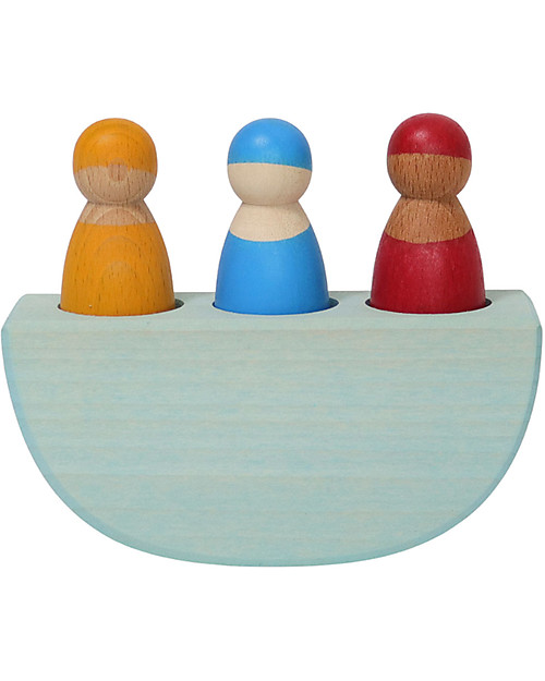 Grimm's Gioco Educativo in Legno -  I tre marinai - Set da 4 pezzi Giochi Montessoriani