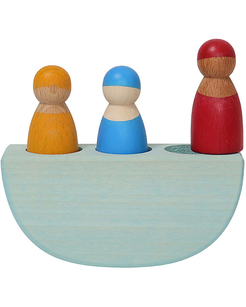 Grimm's Gioco Educativo in Legno -  I tre marinai - Set da 4 pezzi Giochi Montessoriani