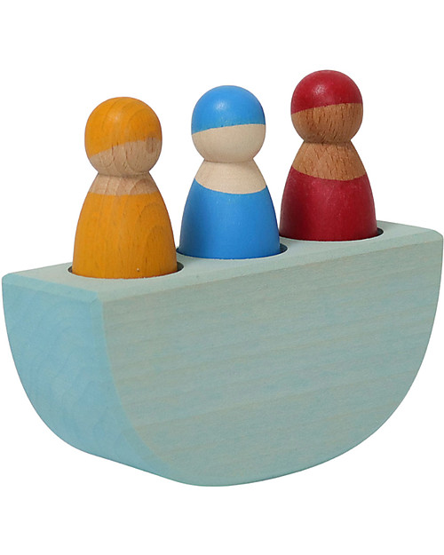 Grimm's Gioco Educativo in Legno -  I tre marinai - Set da 4 pezzi Giochi Montessoriani