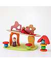 Grimm's Gioco Educativo in Legno - Small World Play Down by the Meadow - 20 Pezzi Giochi Montessoriani