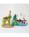 Grimm's Gioco Educativo in Legno - Small World Play In the Woods - 19 Pezzi Giochi Montessoriani