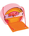 Grimm's Mini Casa per le Bambole Portatile, Rosa-Arancione Incastri in Legno