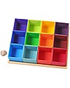 Grimm's Set 12 Scatoline Montessoriane - Arcobaleno - Legno Giochi Montessoriani