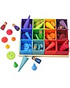 Grimm's Set 12 Scatoline Montessoriane - Arcobaleno - Legno Giochi Montessoriani