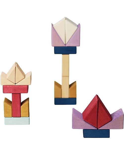 Grimm's Set Costruzion Piccolo Rhythm - Multicolore - 1+ Anni Costruzioni in Legno