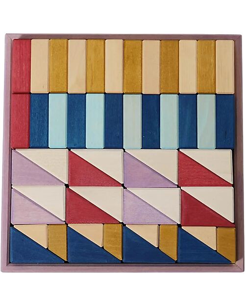 Grimm's Set Costruzion Piccolo Rhythm - Multicolore - 1+ Anni Costruzioni in Legno