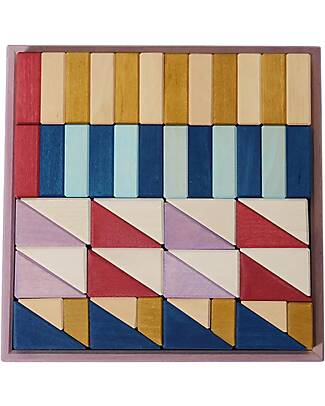 Grimm's Set Costruzion Piccolo Rhythm - Multicolore - 1+ Anni Costruzioni in Legno