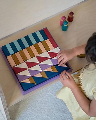 Grimm's Set Costruzion Piccolo Rhythm - Multicolore - 1+ Anni Costruzioni in Legno