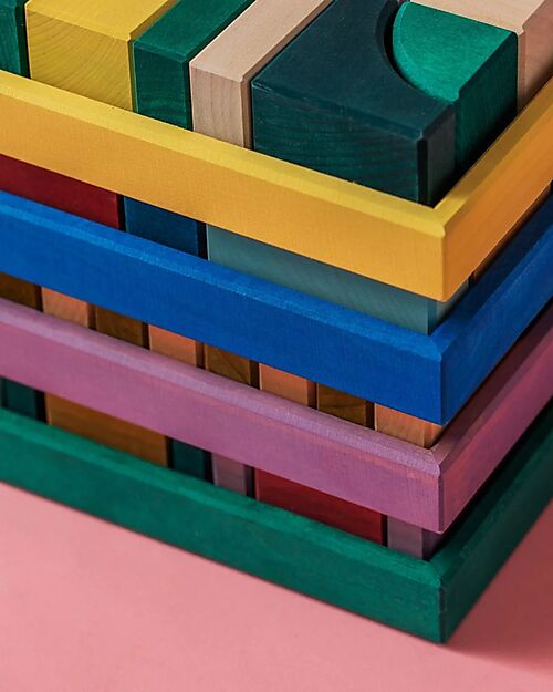 Grimm's Set Costruzioni Movement - Multicolore - 1+ Anni Costruzioni in Legno