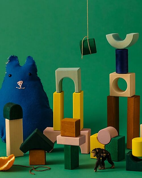 Grimm's Set Costruzioni Movement - Multicolore - 1+ Anni Costruzioni in Legno