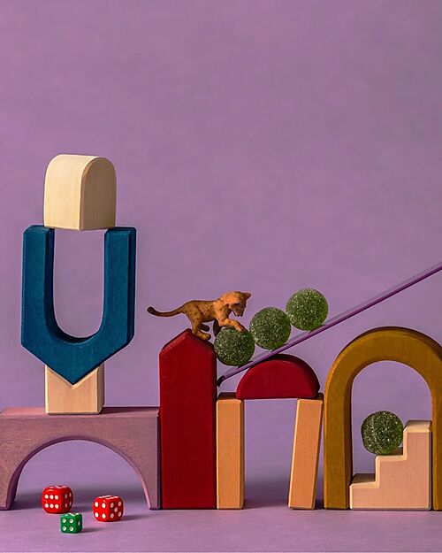 Grimm's Set Costruzioni Panorama - Multicolore - 1+ Anni Costruzioni in Legno