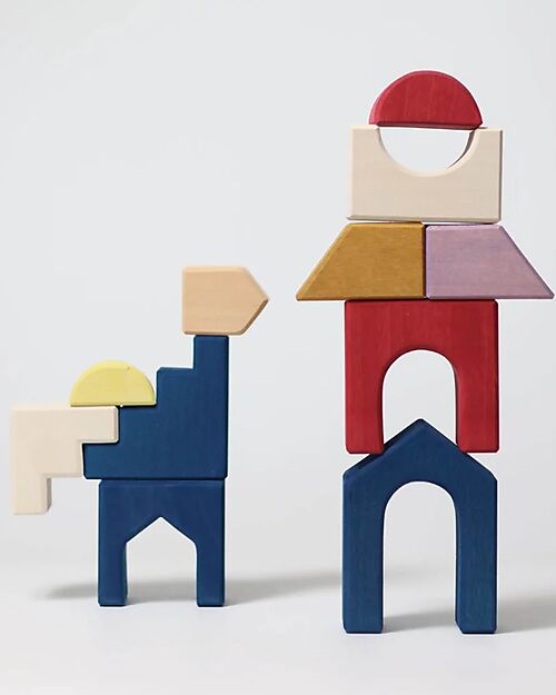 Grimm's Set Costruzioni Panorama - Multicolore - 1+ Anni Costruzioni in Legno