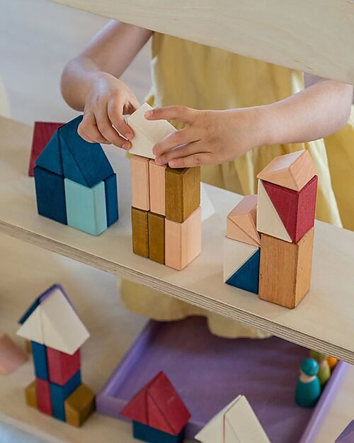 Grimm's Set Costruzioni Piccolo Rhythm - Multicolore - 1+ Anni Costruzioni in Legno