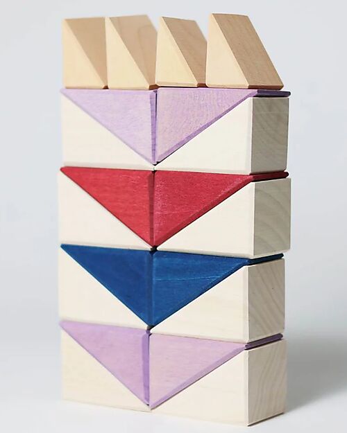 Grimm's Set Costruzioni Piccolo Rhythm - Multicolore - 1+ Anni Costruzioni in Legno