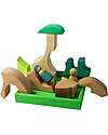 Grimm's Set Costruzioni Verde - Scoiattolo - Legno - 1+ anni Giochi Montessoriani