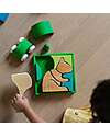 Grimm's Set Costruzioni Verde - Scoiattolo - Legno - 1+ anni Giochi Montessoriani