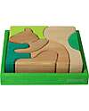 Grimm's Set Costruzioni Verde - Scoiattolo - Legno - 1+ anni Giochi Montessoriani