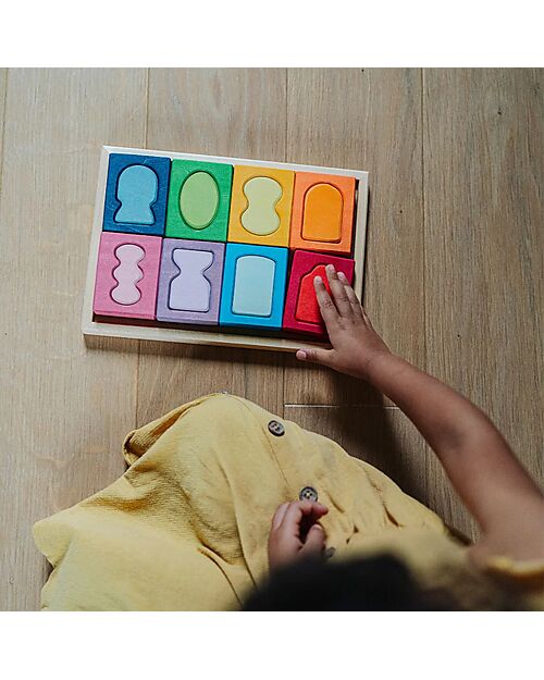 Grimm's Set Costruzioni Windows - Multicolore - Legno - 1+ anni Giochi Montessoriani