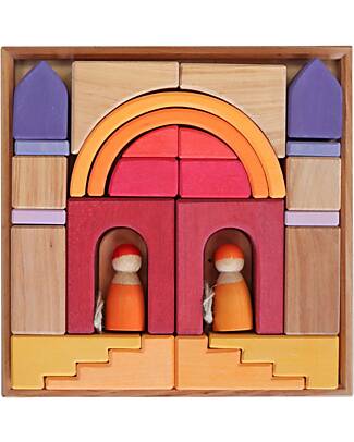 Naef Spiele Costruzioni in Legno a forma di Cubo Componibili - Cella Blu  unisex (bambini)