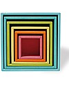 Grimm's Set Gioco Milleusi Quadrati in Legno, Colori Pastello - 6 Pazzi Giochi Montessoriani