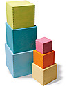 Grimm's Set Gioco Milleusi Quadrati in Legno, Colori Pastello - 6 Pazzi Giochi Montessoriani