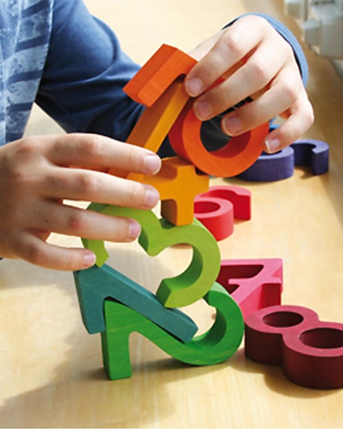 Grimm's Set Numeri, Arcobaleno - dallo 0 al 9 Giochi STEM