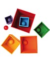Grimm's Set Palline in Legno Colorate, 6 Pezzi Giochi Montessoriani