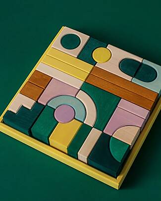 Grimm's Small Bulding Set Movement - Multicolor - 1+ years Wooden Blocks and Construction Sets