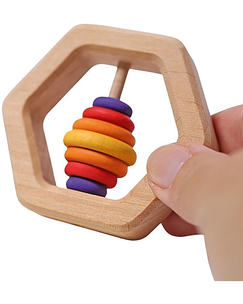 Grimm's Sonaglio Esagonale in Legno Giochi Montessoriani