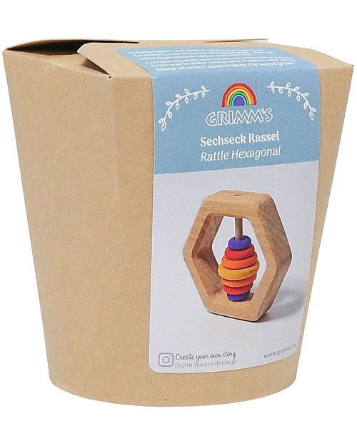 Grimm's Sonaglio Esagonale in Legno Giochi Montessoriani