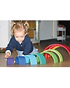 Grimm's Tunnel Arcobaleno - 12 pezzi - Grande, 38 cm Giochi Montessoriani