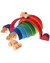 Grimm's Tunnel Arcobaleno - 12 pezzi - Grande, 38 cm Giochi Montessoriani