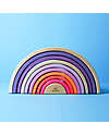 Grimm's Tunnel Arcobaleno - Neon Rosa - 10 pezzi - 14 cm Giochi Montessoriani