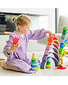 Grimm's Tunnel Arcobaleno - Neon Rosa - 10 pezzi - 14 cm Giochi Montessoriani