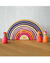Grimm's Tunnel Arcobaleno - Neon Rosa - 10 pezzi - 14 cm Giochi Montessoriani