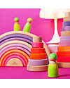 Grimm's Tunnel Arcobaleno - Neon Rosa - 10 pezzi - 14 cm Giochi Montessoriani