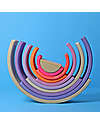 Grimm's Tunnel Arcobaleno - Neon Rosa - 10 pezzi - 14 cm Giochi Montessoriani