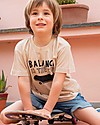 Growing Together T-Shirt Balance Is The Key  - Beige Castagno - Cotone Bio e Tinte Naturali T-shirt