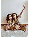 Growing Together T-Shirt Balance Is The Key  - Beige Castagno - Cotone Bio e Tinte Naturali T-shirt