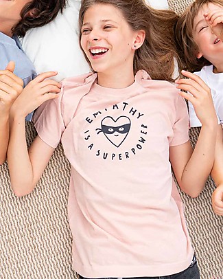 Growing Together T-Shirt Empathy - Rosa Catecu- Cotone Bio e Tinte Naturali T-Shirt e Canotte