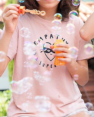 Growing Together T-Shirt Empathy - Rosa Catecu- Cotone Bio e Tinte Naturali T-shirt