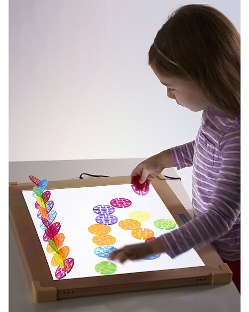 Guide Craft Pannello LED Attività - 38x48cm - Scopri Luci Colori e Attività Scientifiche e Sensoriali Giochi Sensoriali_