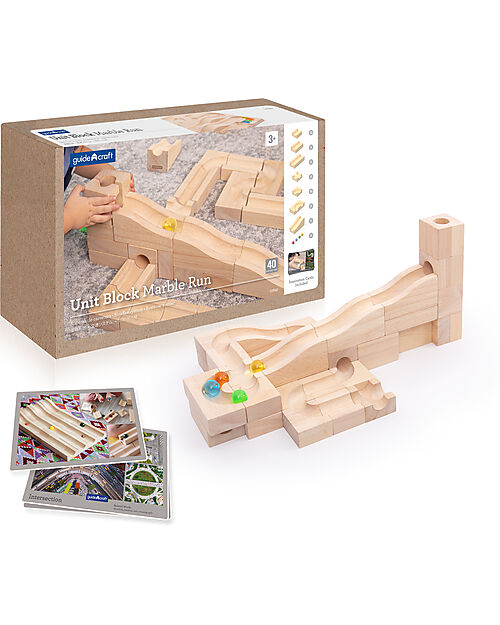 Guide Craft Set Pista per Biglie - 40 pezzi - Apprendimento STEM Giochi Sensoriali_