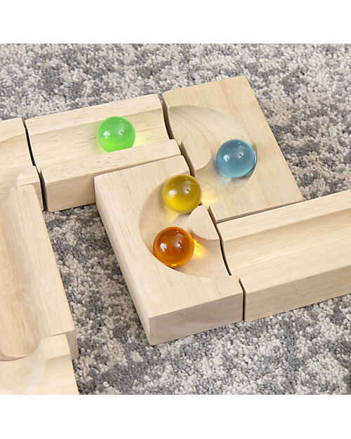 Guide Craft Set Pista per Biglie - 40 pezzi - Apprendimento STEM Giochi Sensoriali_